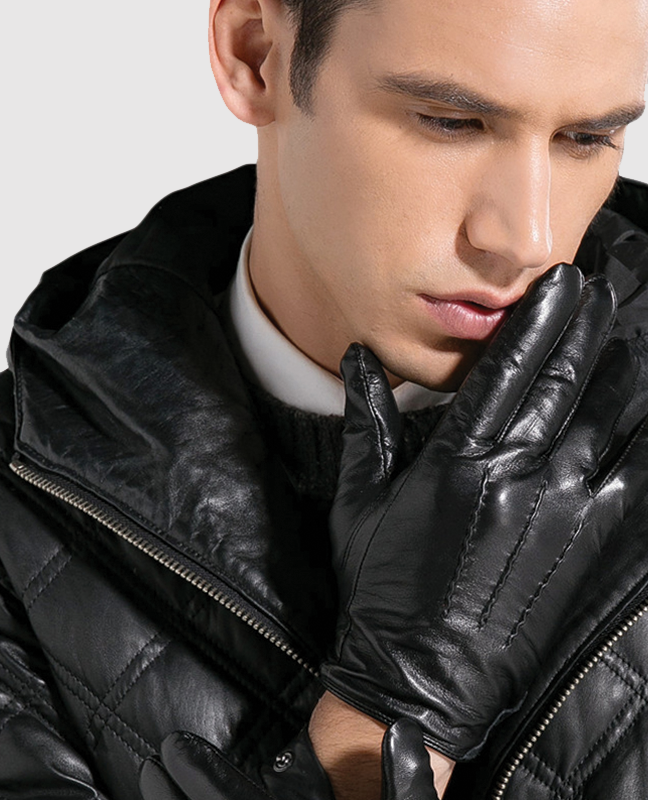 Plush Leather Goatskin Mitten Plush Leather Goatskin Mitten