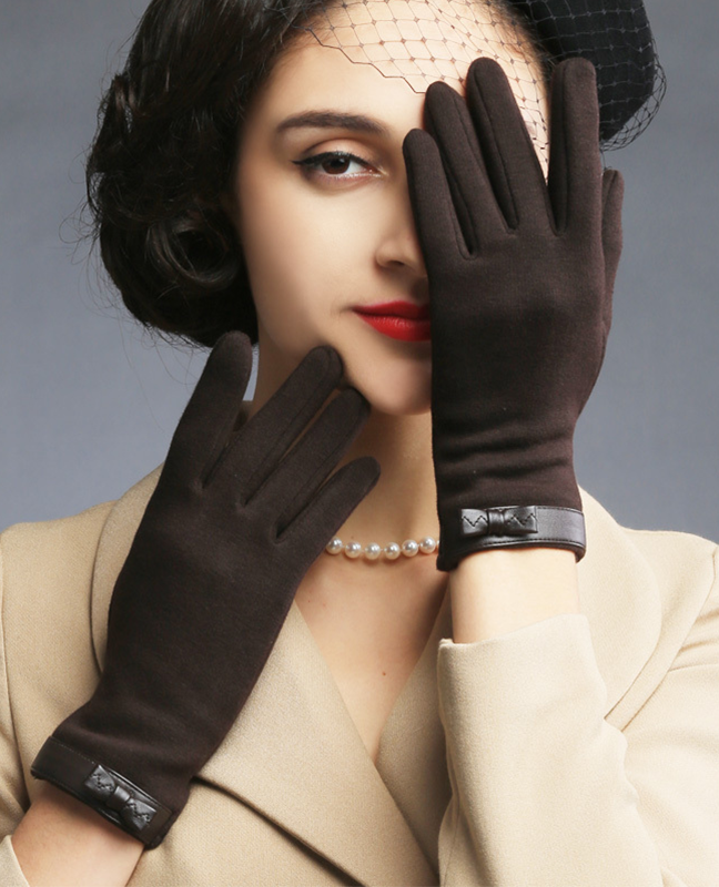 Vintage Bow leather gloves Vintage Bow leather gloves