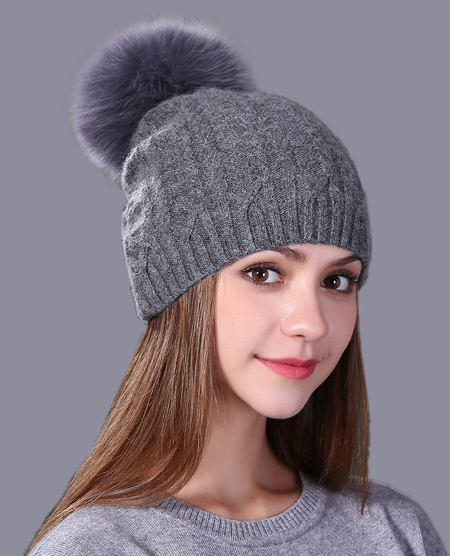 Real fox fur winter hat Real fox fur winter hat