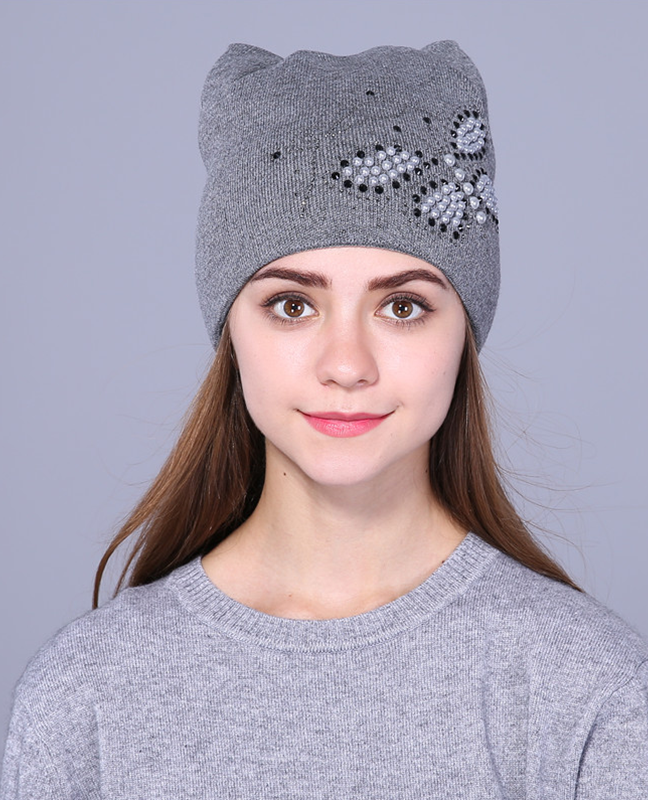 Luxury knitted Butterfly beanie Luxury knitted Butterfly beanie
