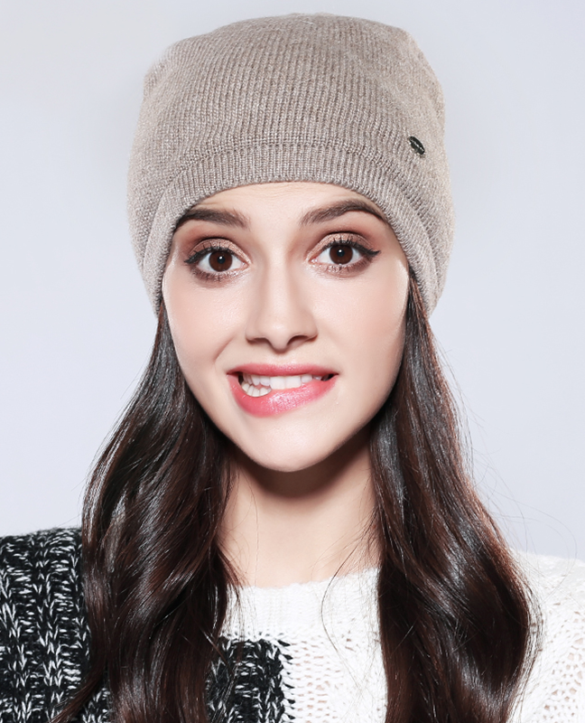 Natural knitted Winter Bonnet Natural knitted Winter Bonnet