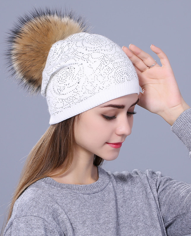 Rhinestone Winter hat Rhinestone Winter hat