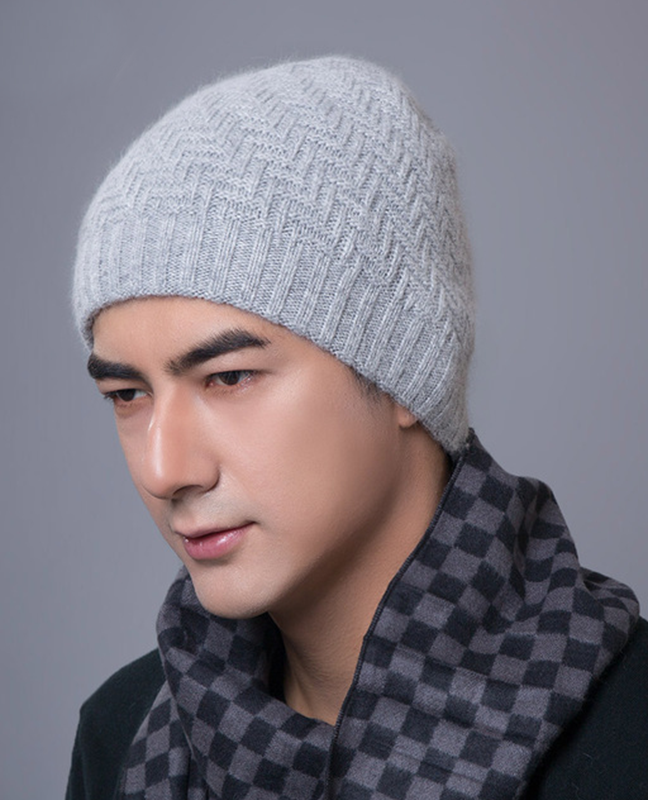 Knit Double warm Bonnet Knit Double warm Bonnet