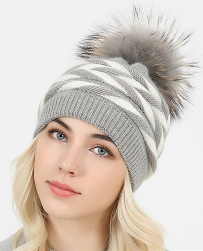 Double-deck Rabbit fur winter hat Double-deck Rabbit fur winter hat
