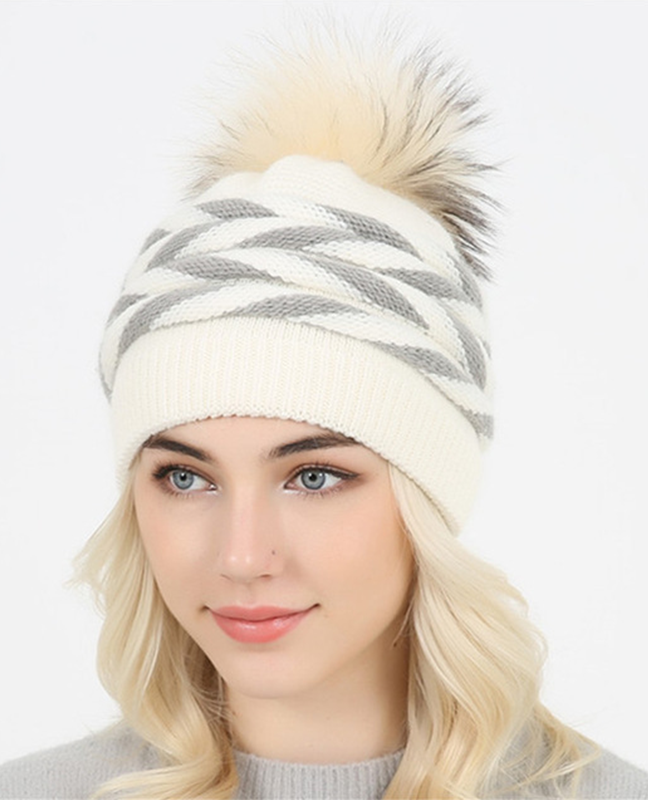 Double-deck Rabbit fur winter hat Double-deck Rabbit fur winter hat