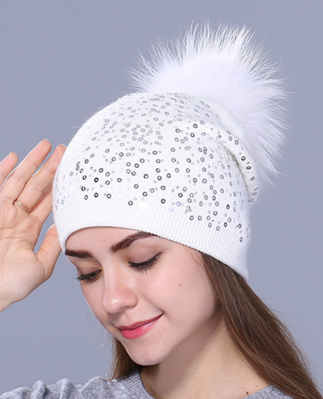 Shinning wool Beanie Shinning wool Beanie