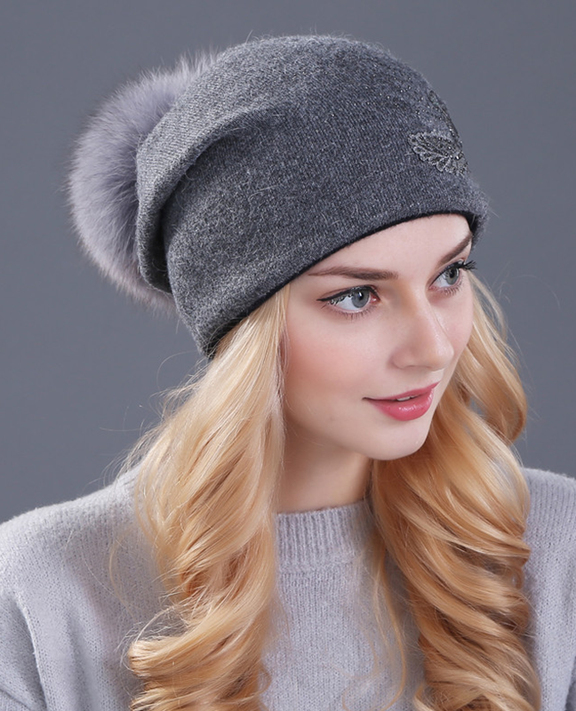 Real fox fur beanie Real fox fur beanie
